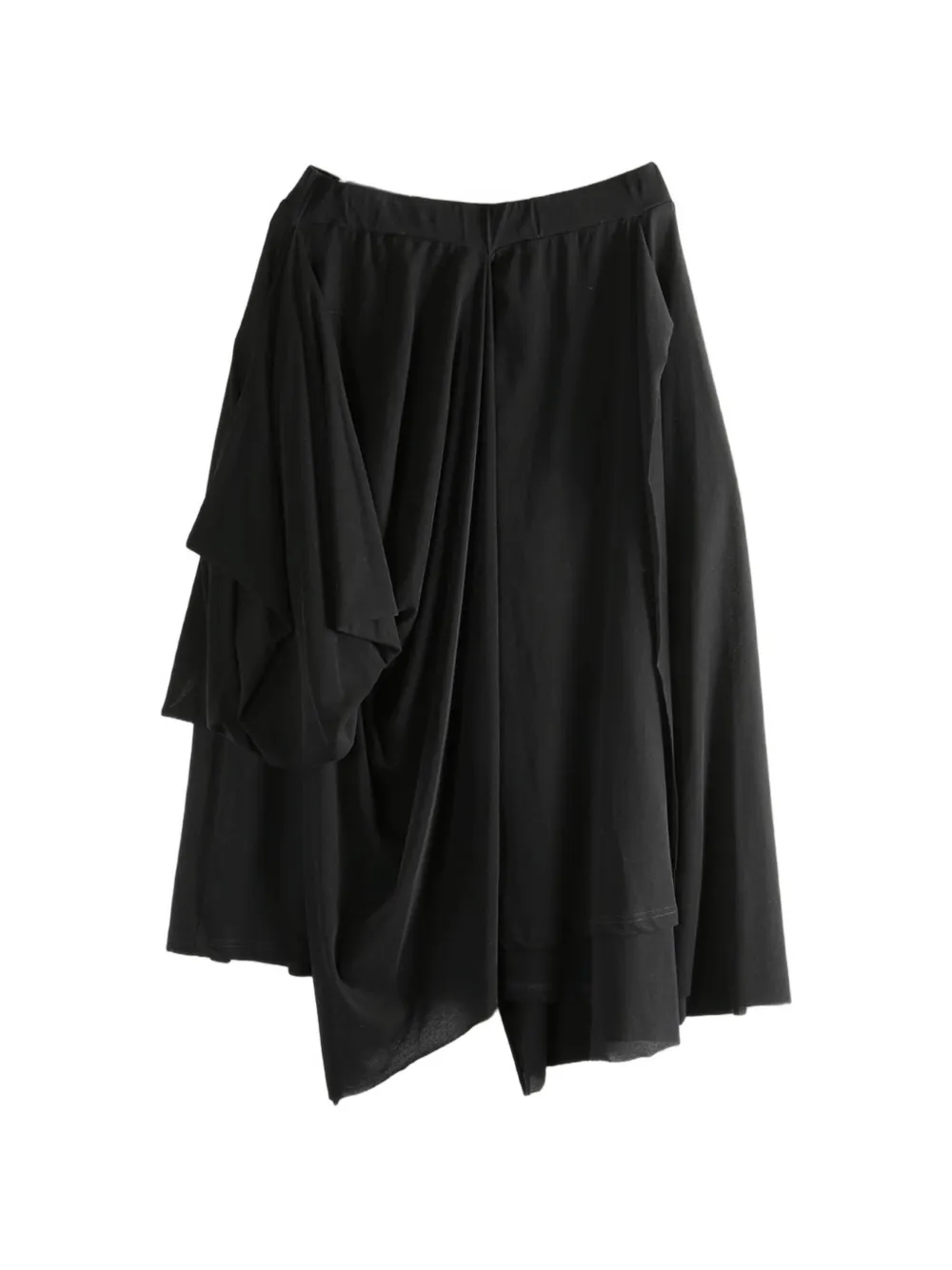Yohji Yamamoto draped asymmetric skirt - Nero
