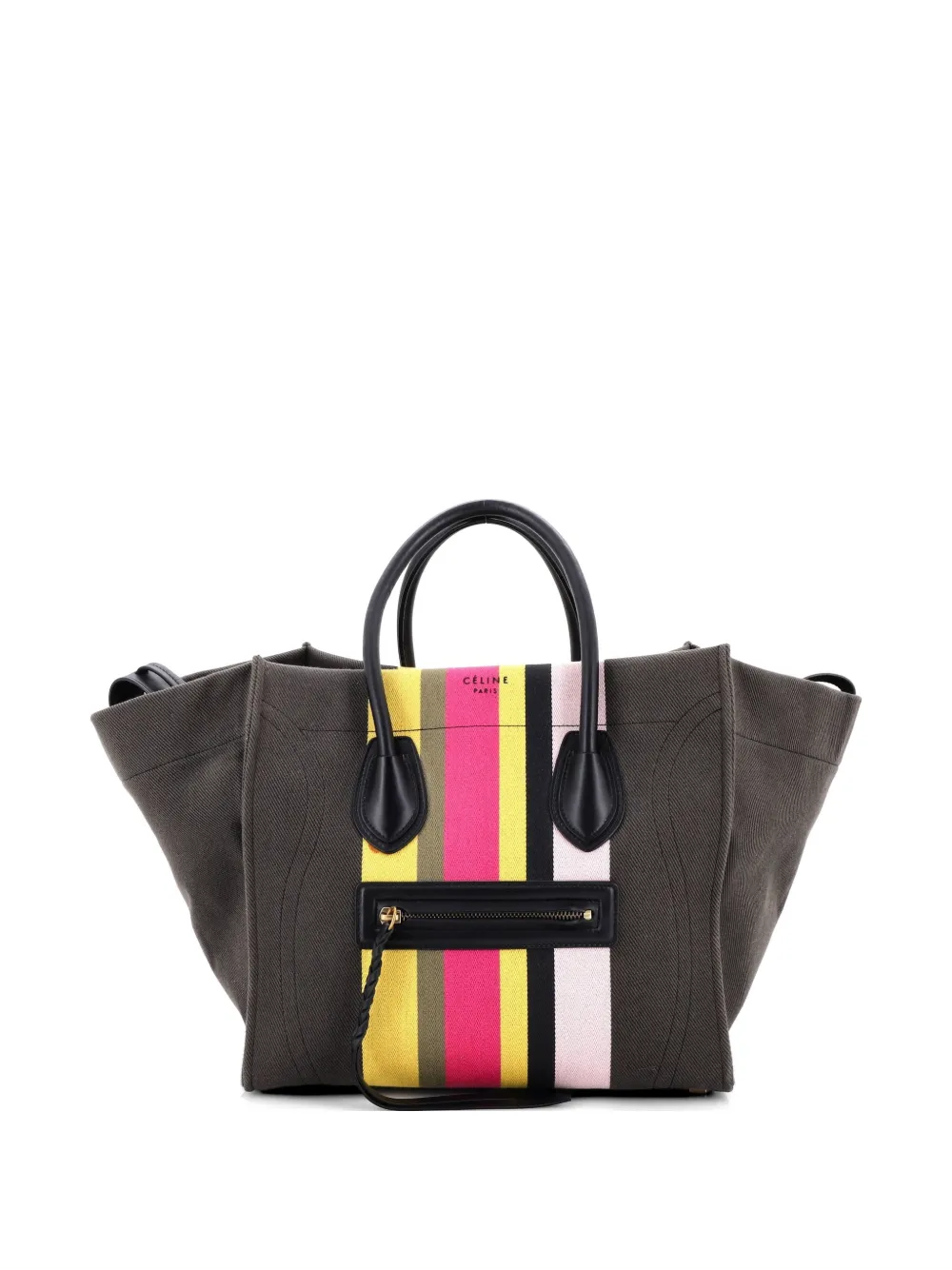 Celine Pre-Owned Phantom Bag Striped Canvas Medium tote bag - Multicolore