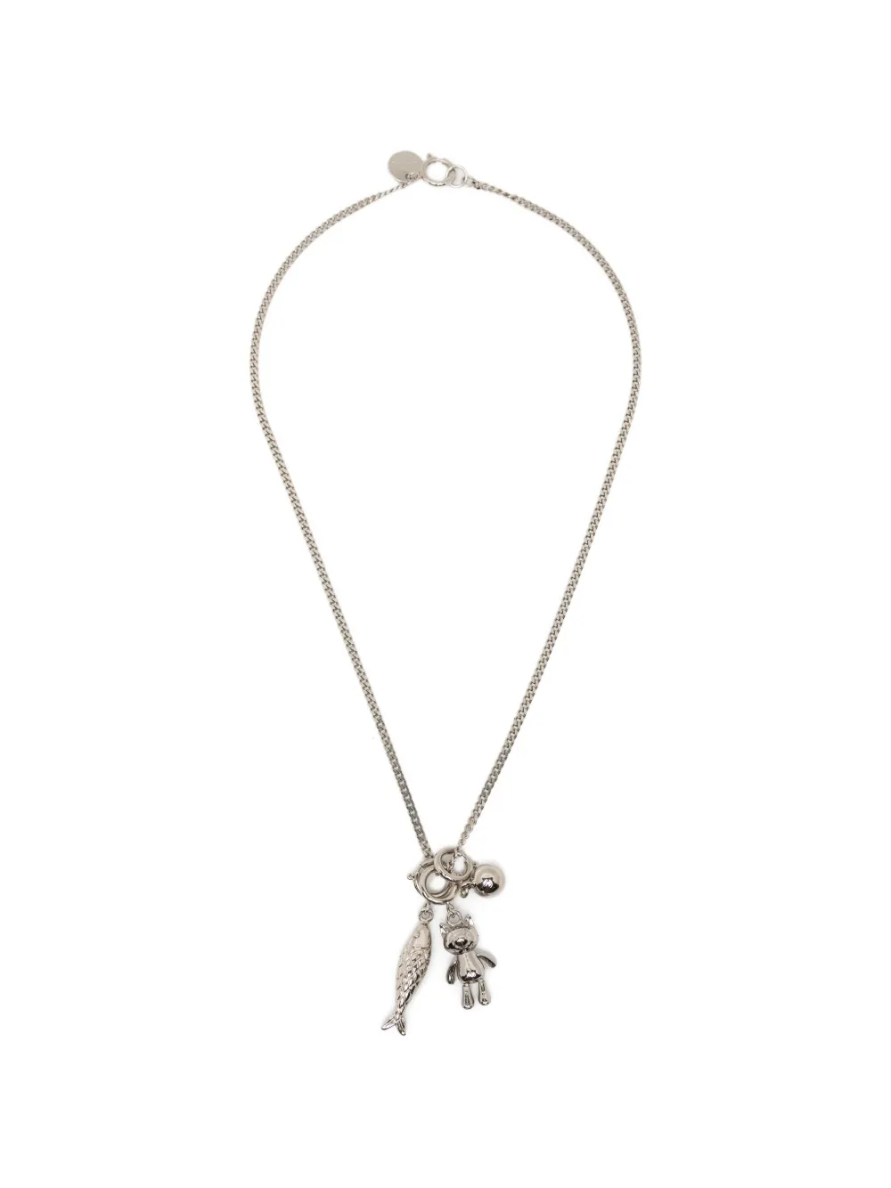 Juun.J Avec Le Chat necklace - Argento