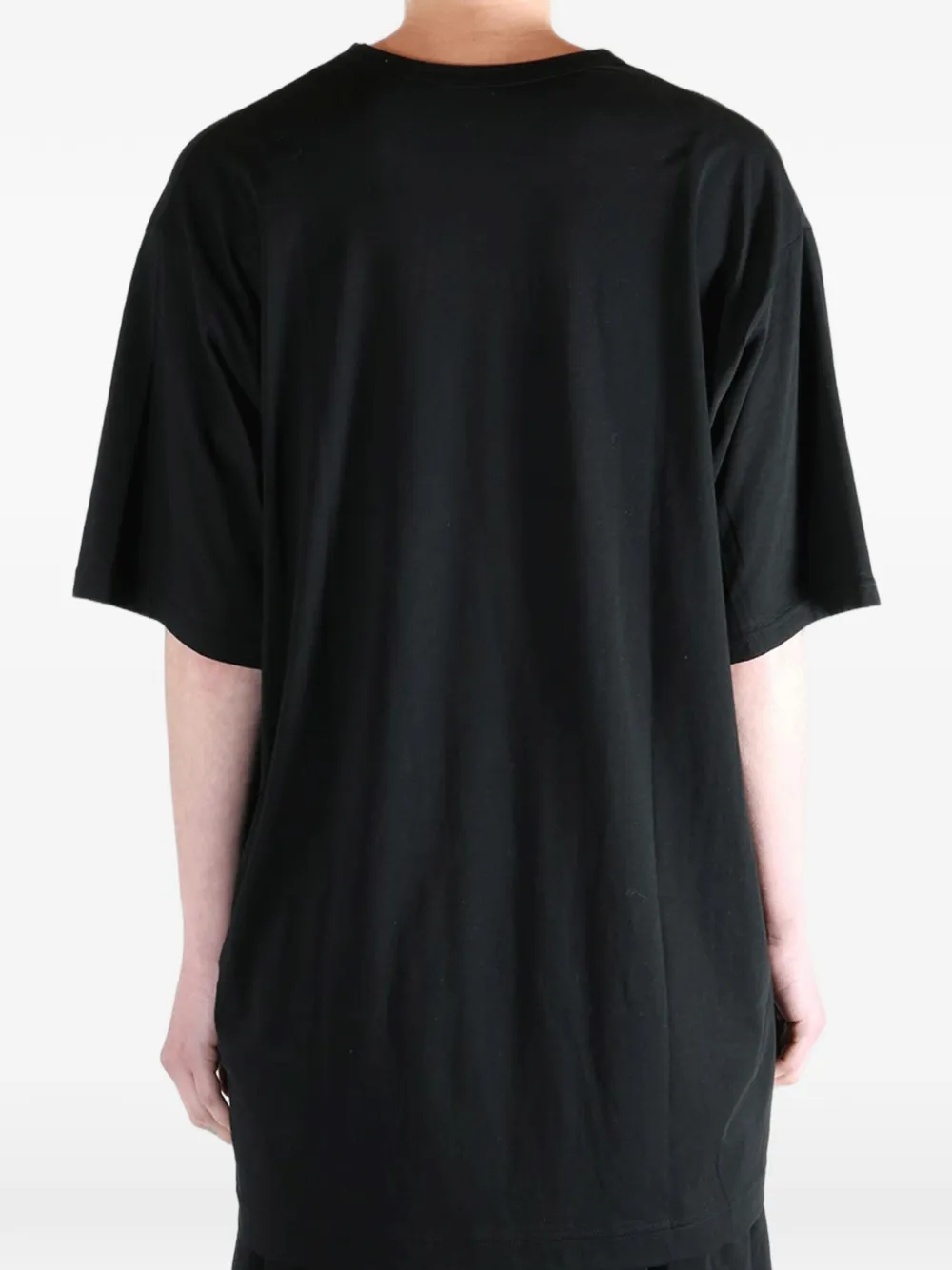 Yohji Yamamoto graphic-print T-shirt Zwart