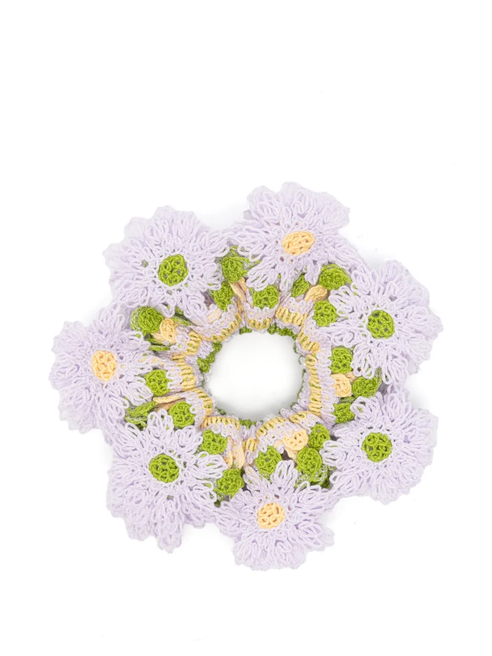  Fendi Coletero Con Parche Floral - Morado 