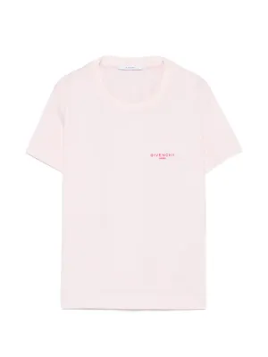 LOEWE logo-embroidered T-shirt | Pink | FARFETCH