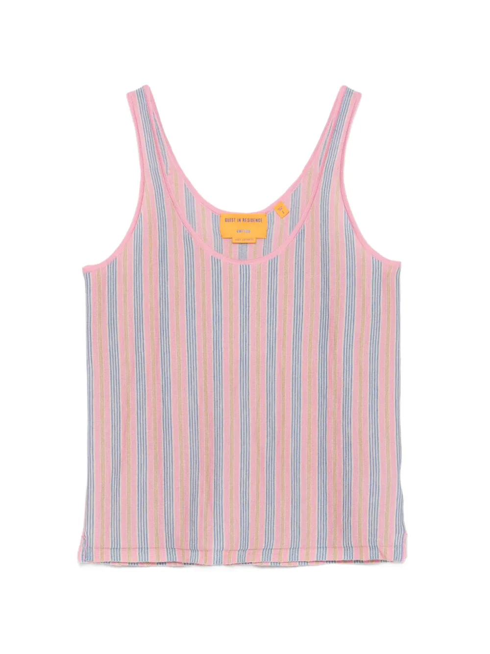 Guest In Residence stripe-pattern tank top - Rosa