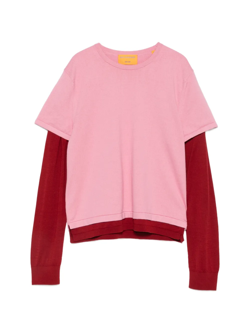 Guest In Residence layered sweater - Rosa