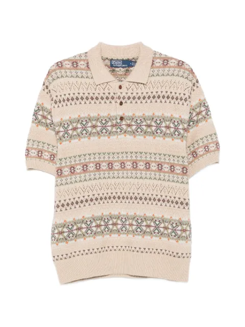 Polo Ralph Lauren Fair Isle short-sleeve polo shirt