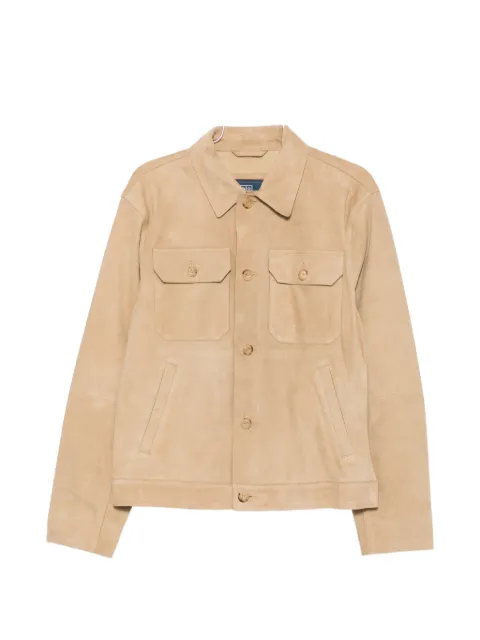 Polo Ralph Lauren suede button-up jacket
