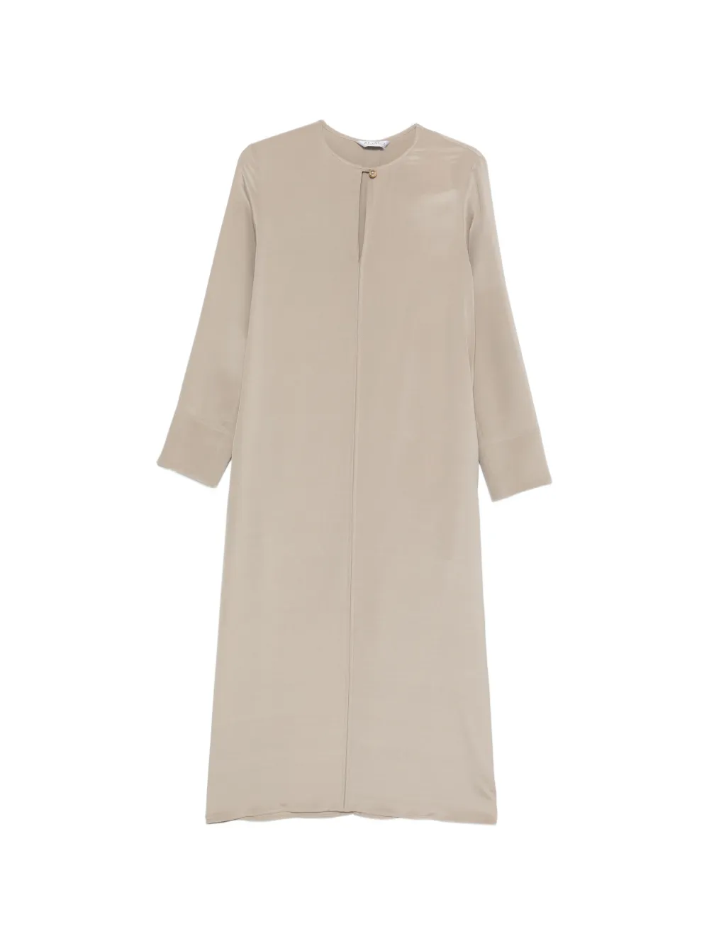 Max Mara keyhole-detail midi dress - Neutrals