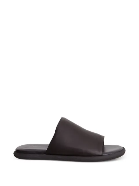 PURO leather flat slide