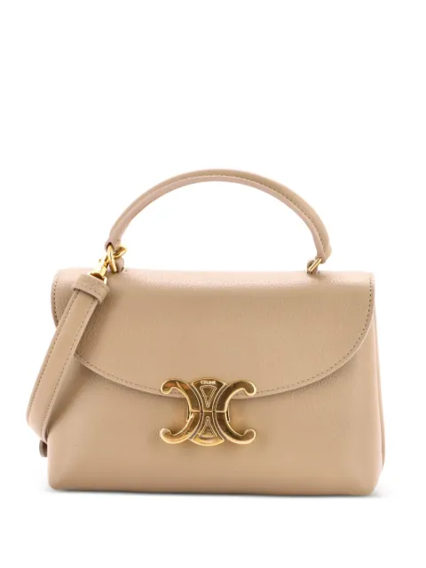 Celine Pre-Owned Nino Teen 顶置手柄皮质斜挎包