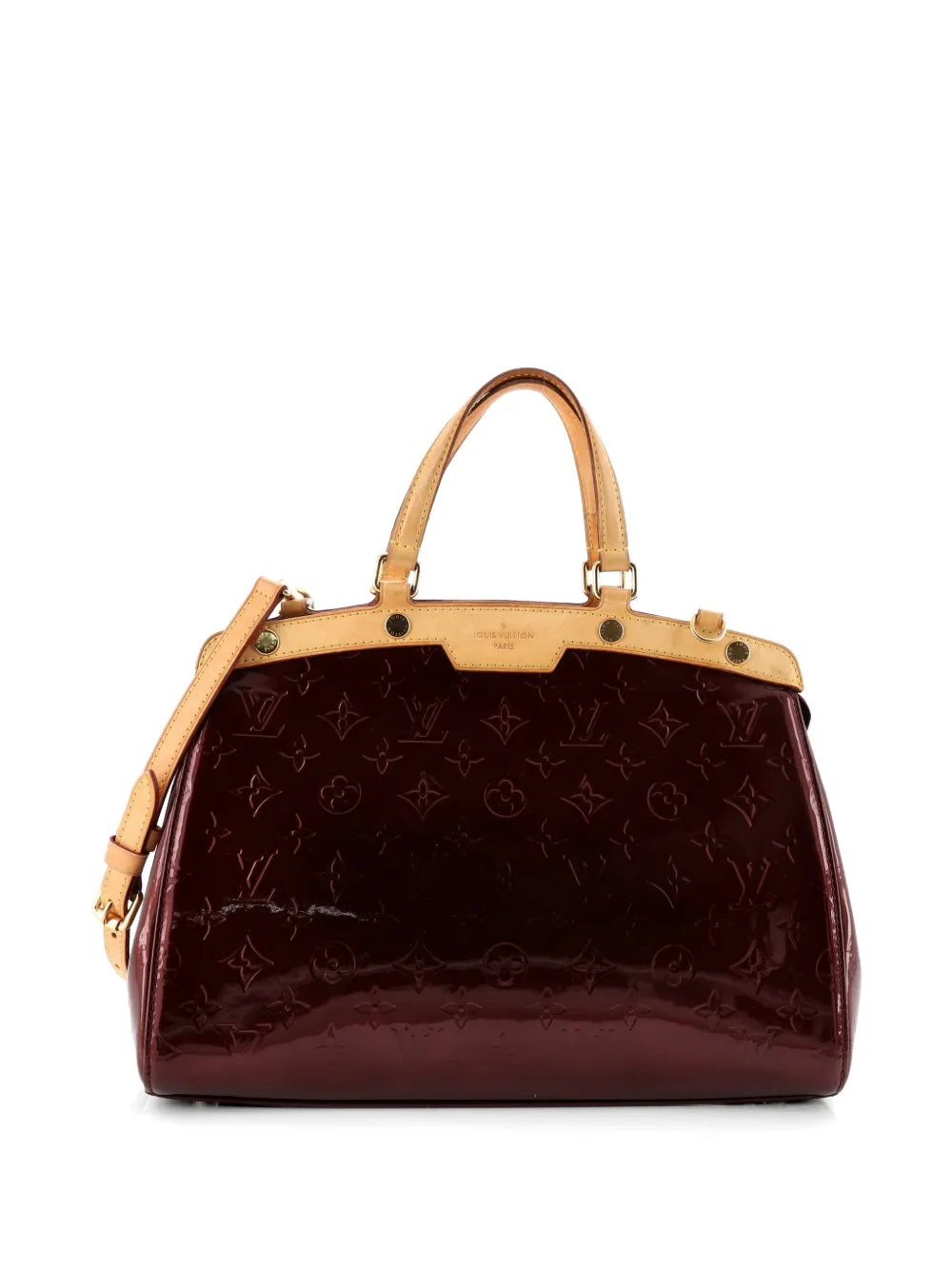 Louis Vuitton Pre-Owned Brea Handbag Monogram Vernis MM satchel - Rot