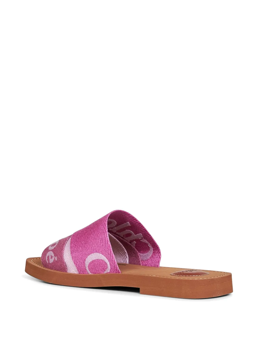 Chloé logo-print sandals Roze