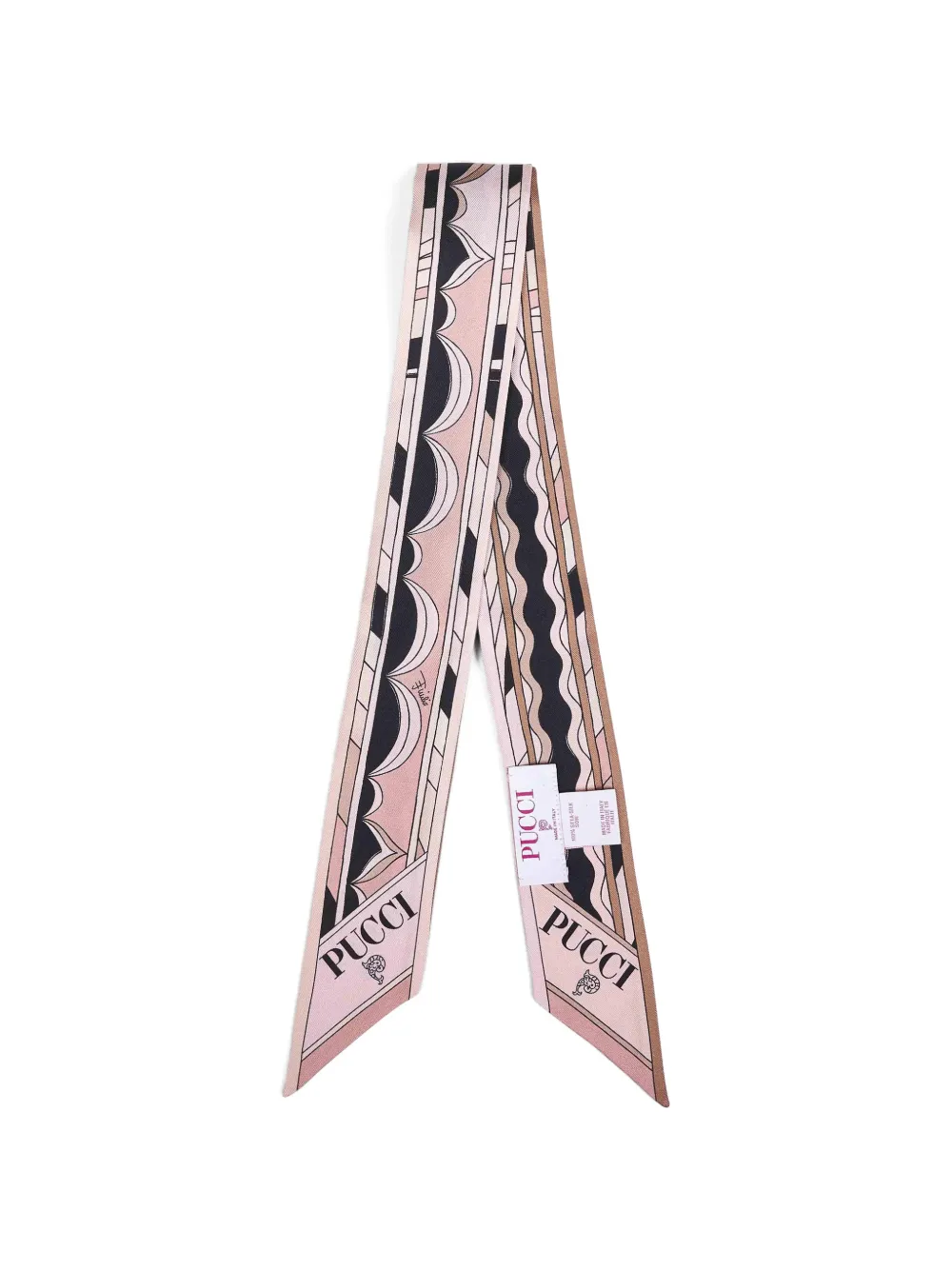  Pucci Geometric-pattern Scarves - Pink 