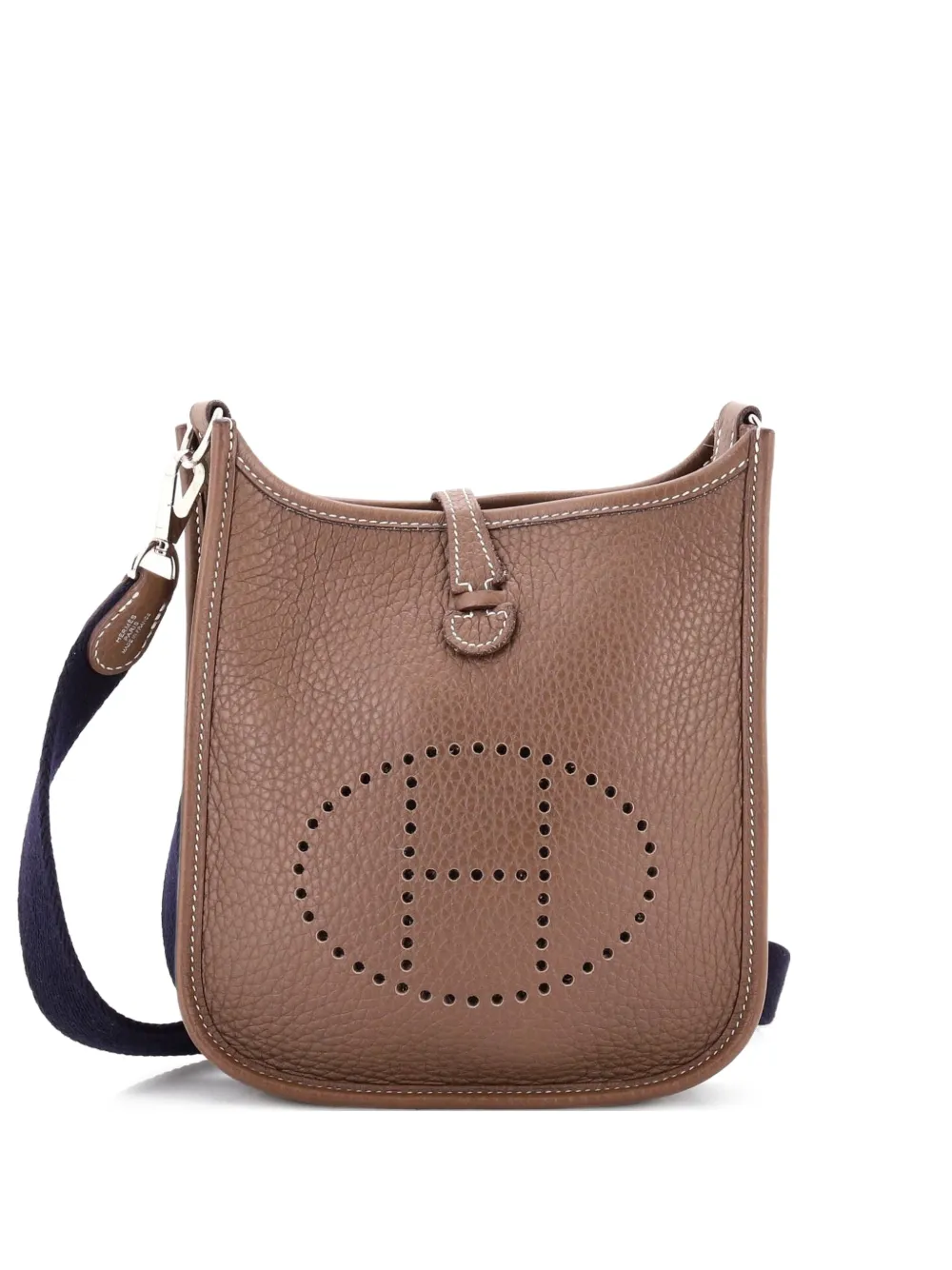 Hermès Pre-Owned Evelyne Bag Gen III Clemence TPM crossbody bag - Grigio