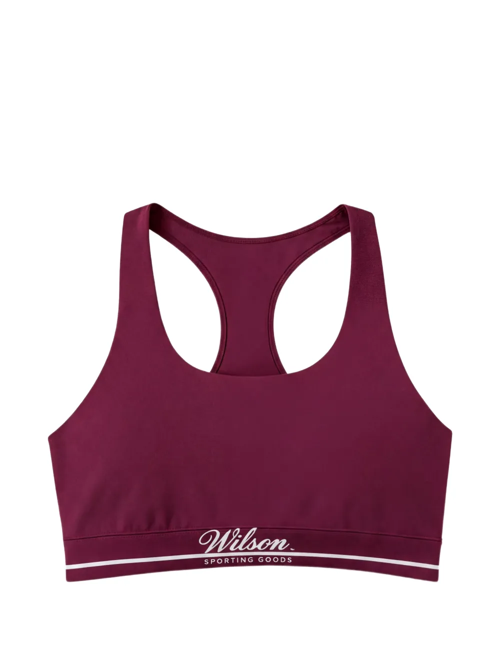 Wilson logo-print sport bra - Viola