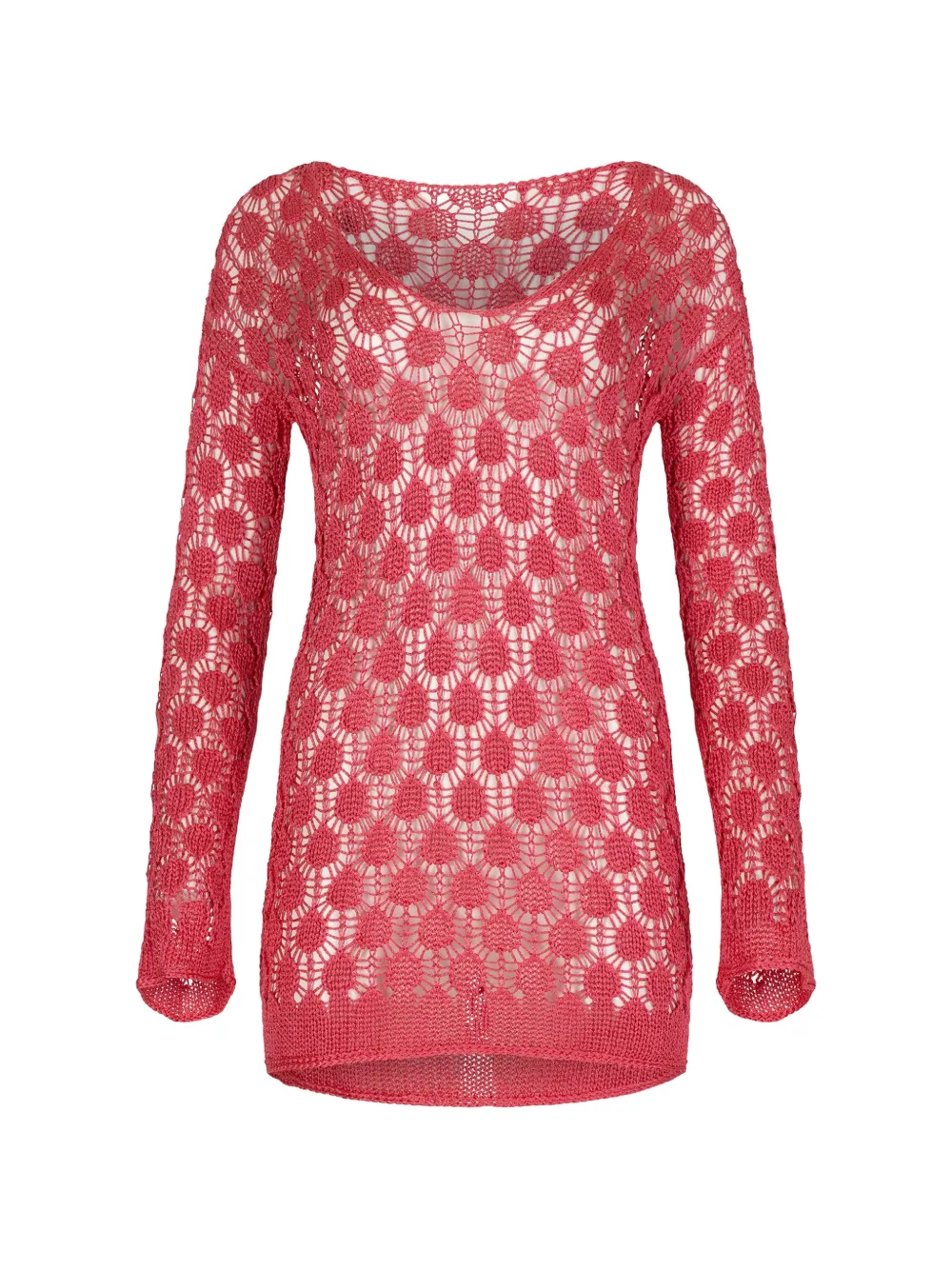 PARAMIDONNA Mira crochet beach dress - Rosa