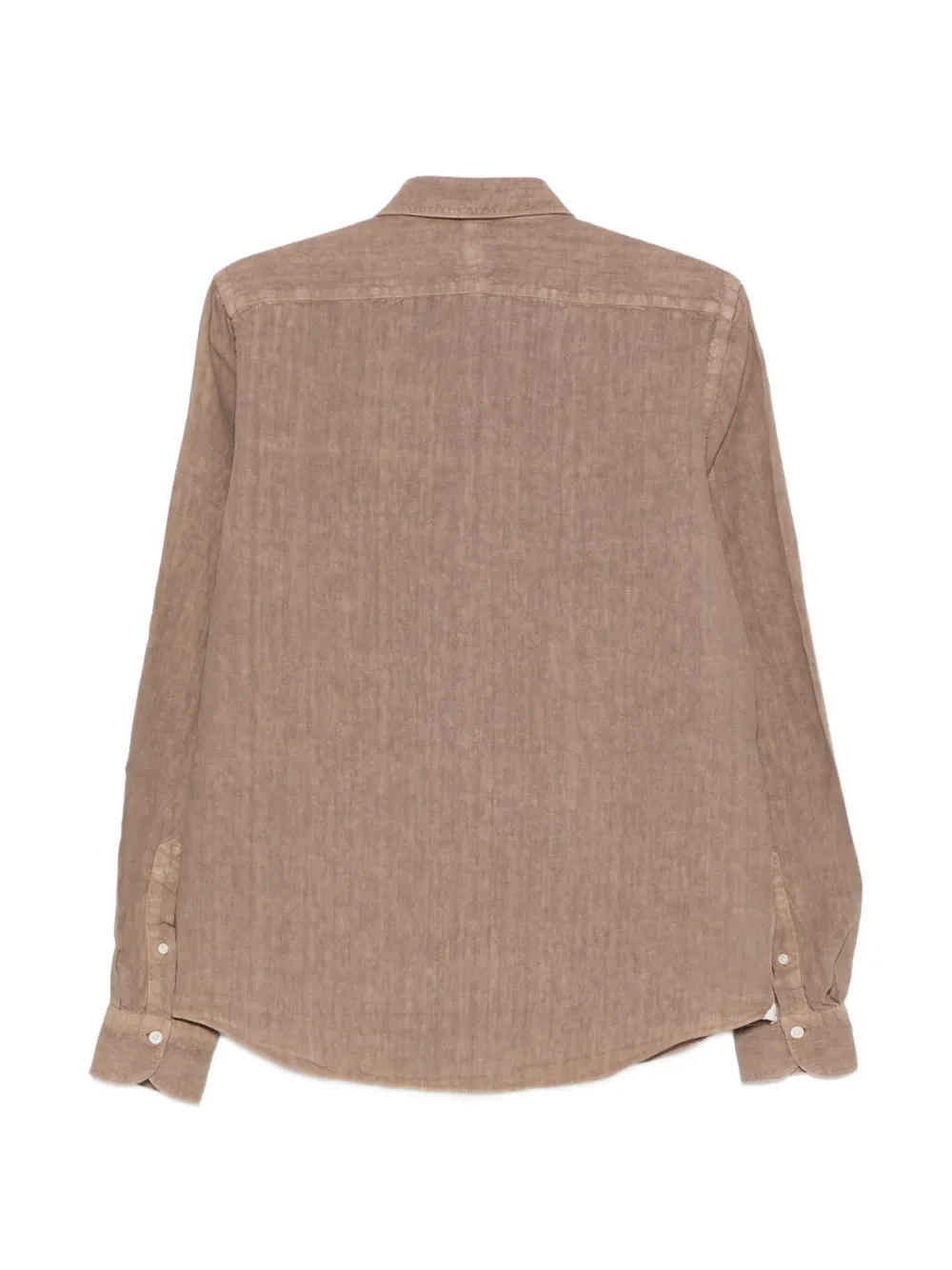 Finamore 1925 Napoli Overhemd met klepzak Beige