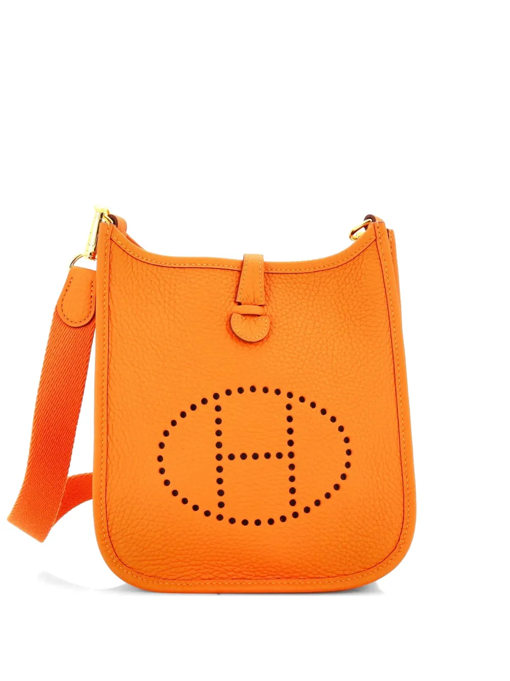 Hermès Pre-Owned Evelyne Bag Gen III Clemence TPM crossbody bag - Orange