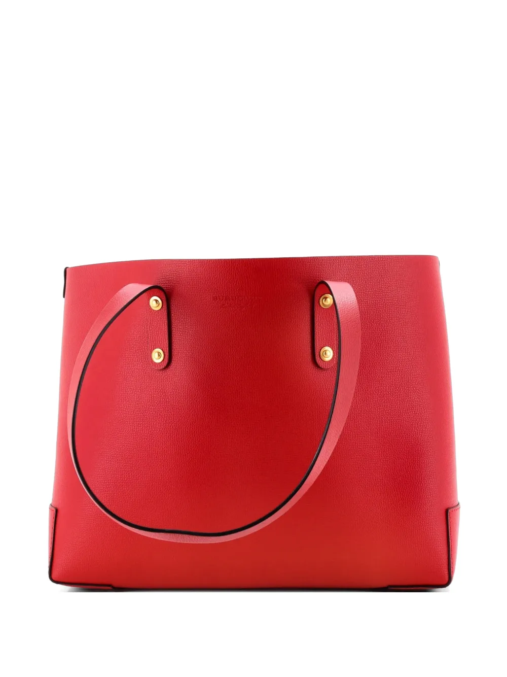 Burberry Pre-Owned Crest Shopping Leather Large tote bag - Red