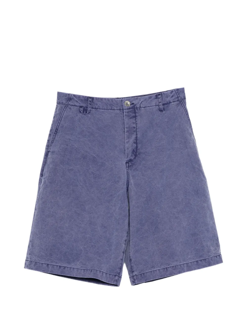 Jacquemus acid-wash shorts - Violett