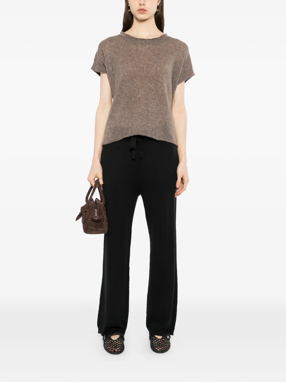 CARE BY ME Ava T-shirt Bruin