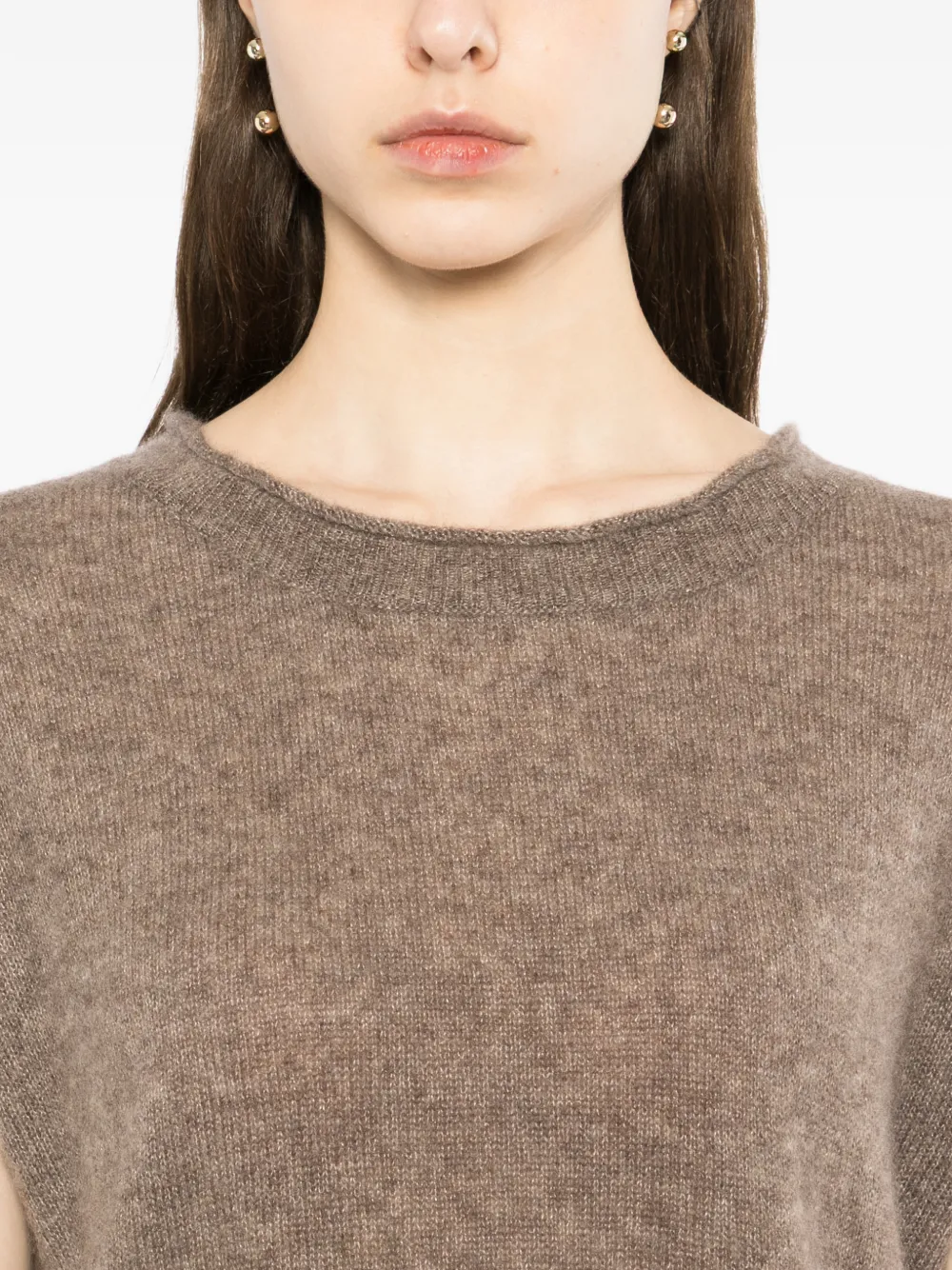 CARE BY ME Ava T-shirt Bruin