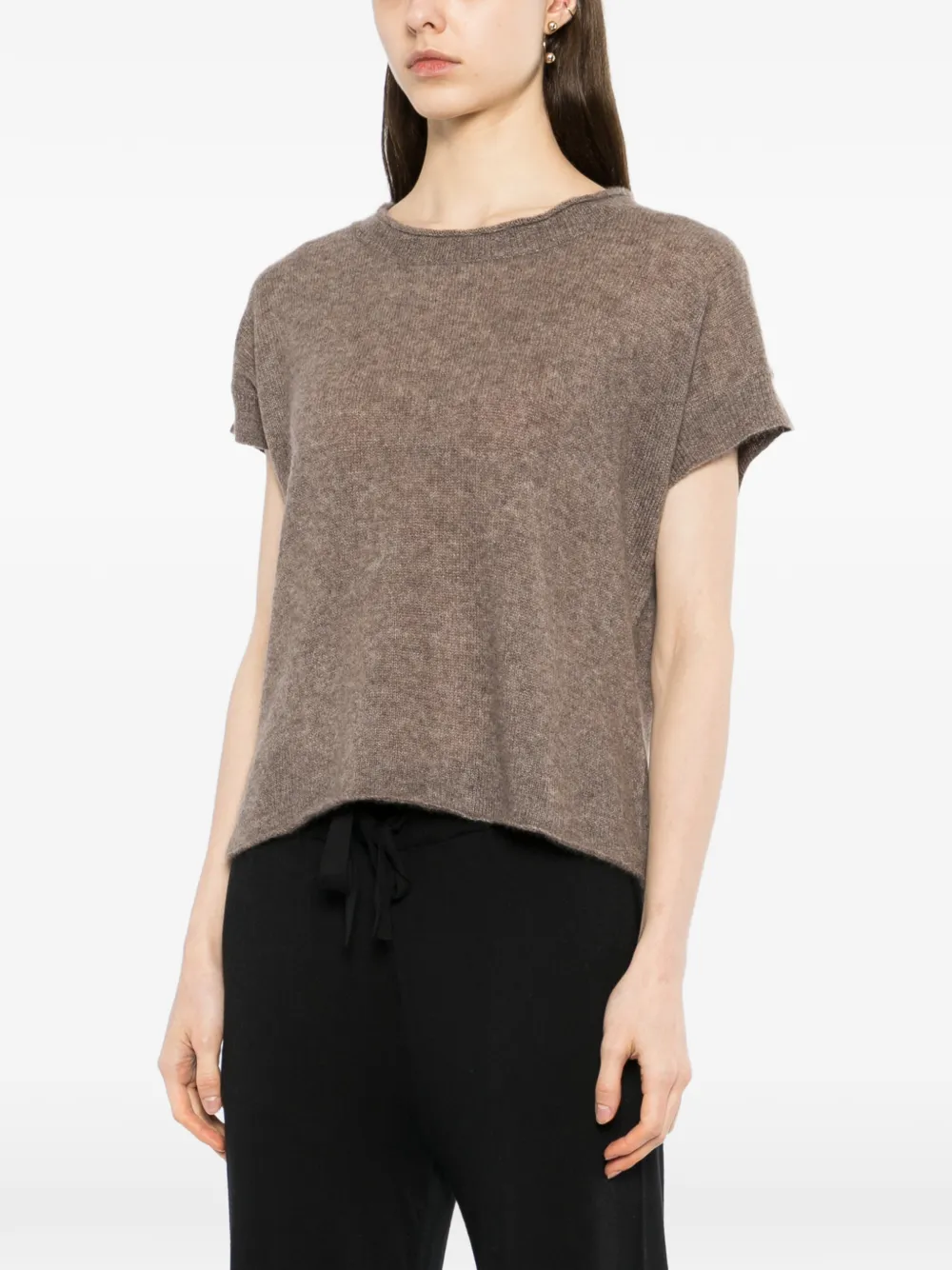 CARE BY ME Ava T-shirt Bruin