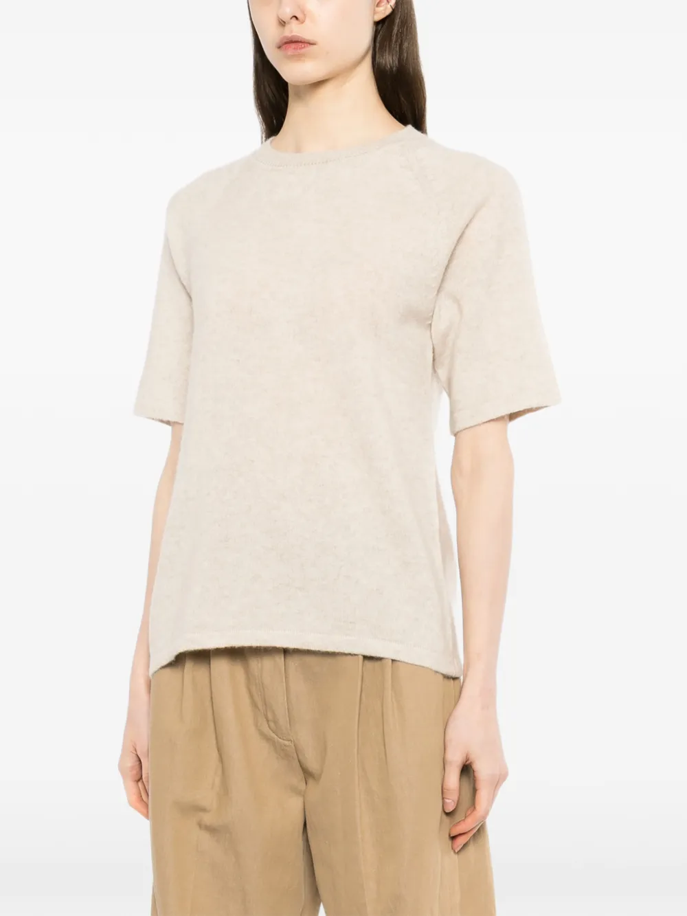 CARE BY ME Lee T-shirt Beige