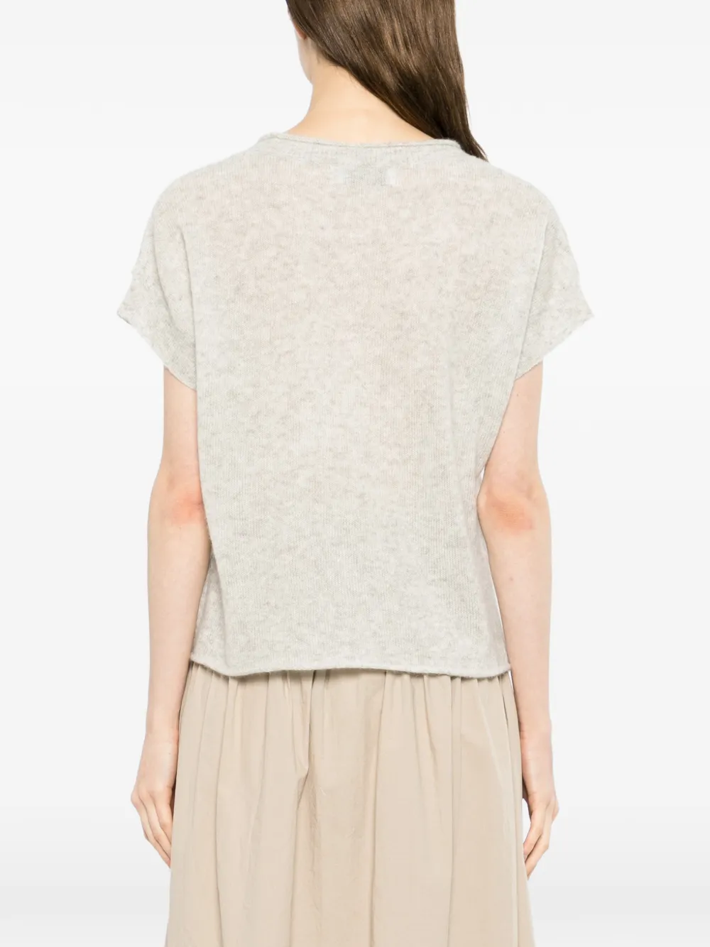 CARE BY ME Ava T-shirt Grijs