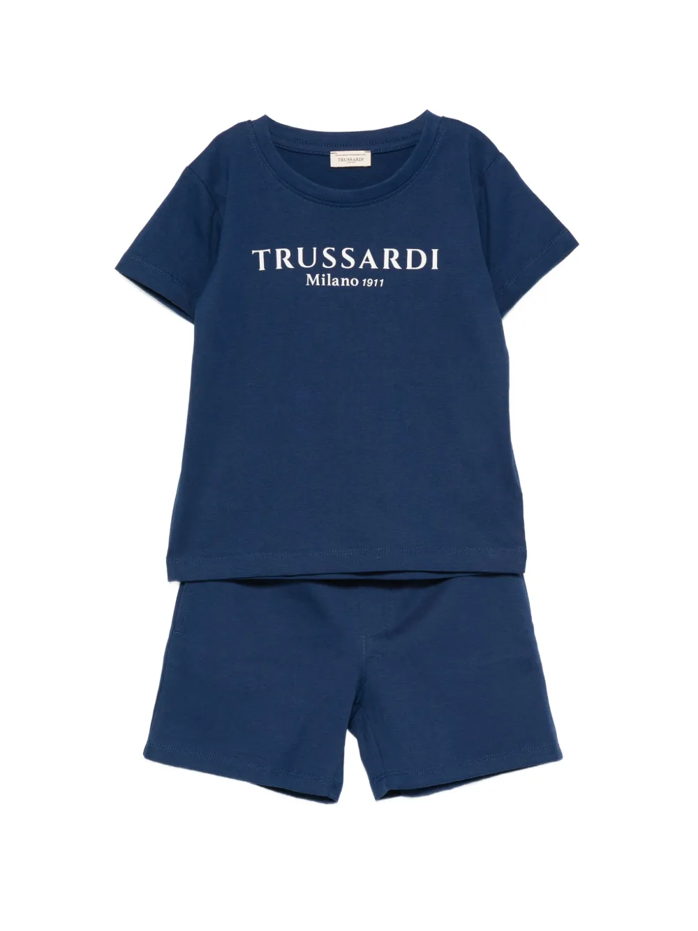 TRUSSARDI JUNIOR logo-print tracksuit - Blu