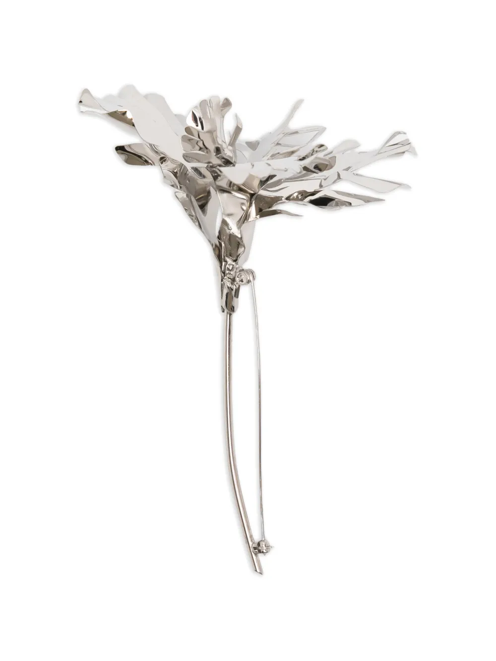 Nº21 floral-motif brooch - Argento