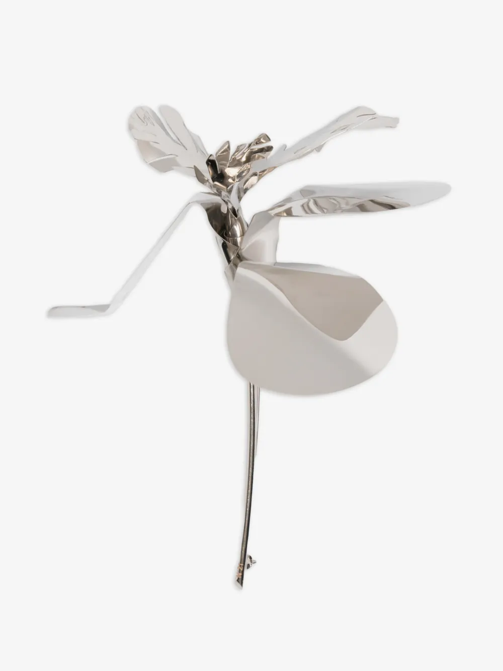 floral-motif brooch
