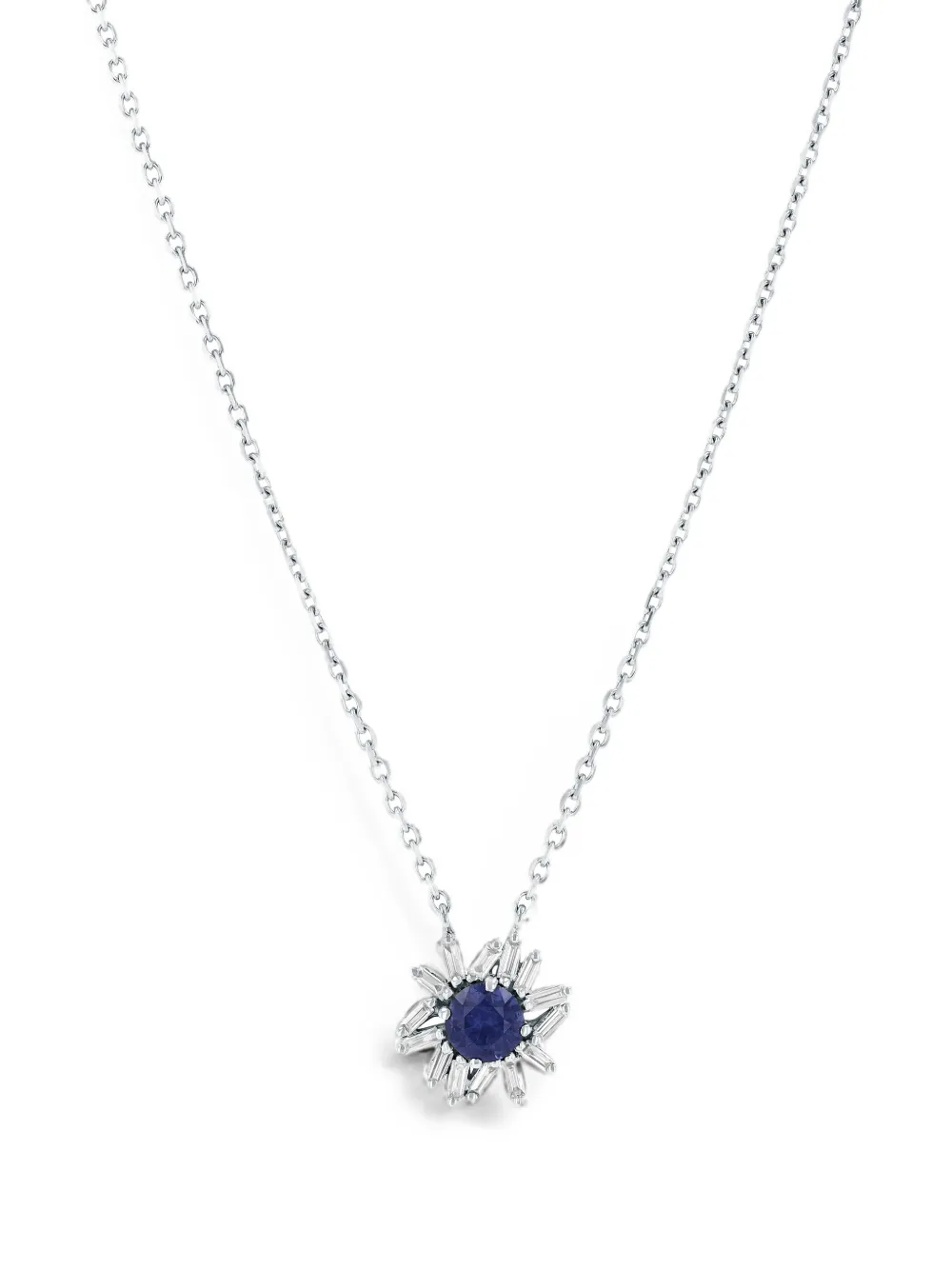 Suzanne Kalan One of a Kind sapphire and diamond necklace - Argento