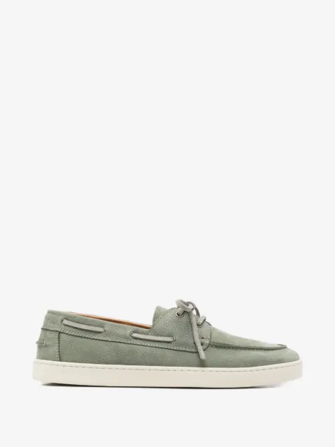 Henderson Baracco lace up leather boat shoes 
