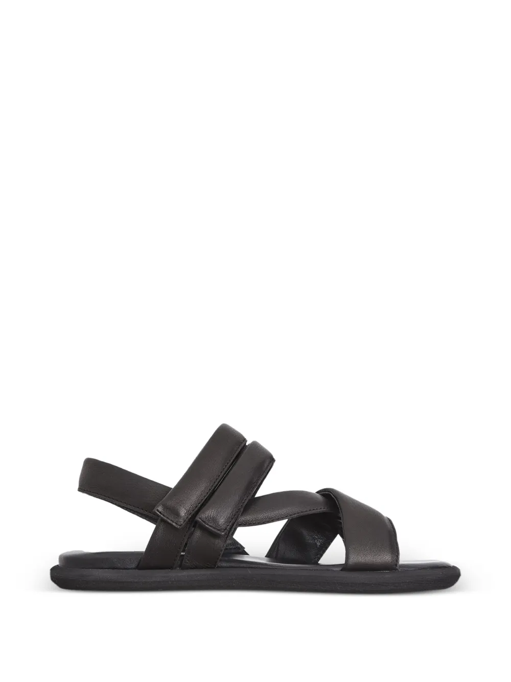 PURO leather flat sandals