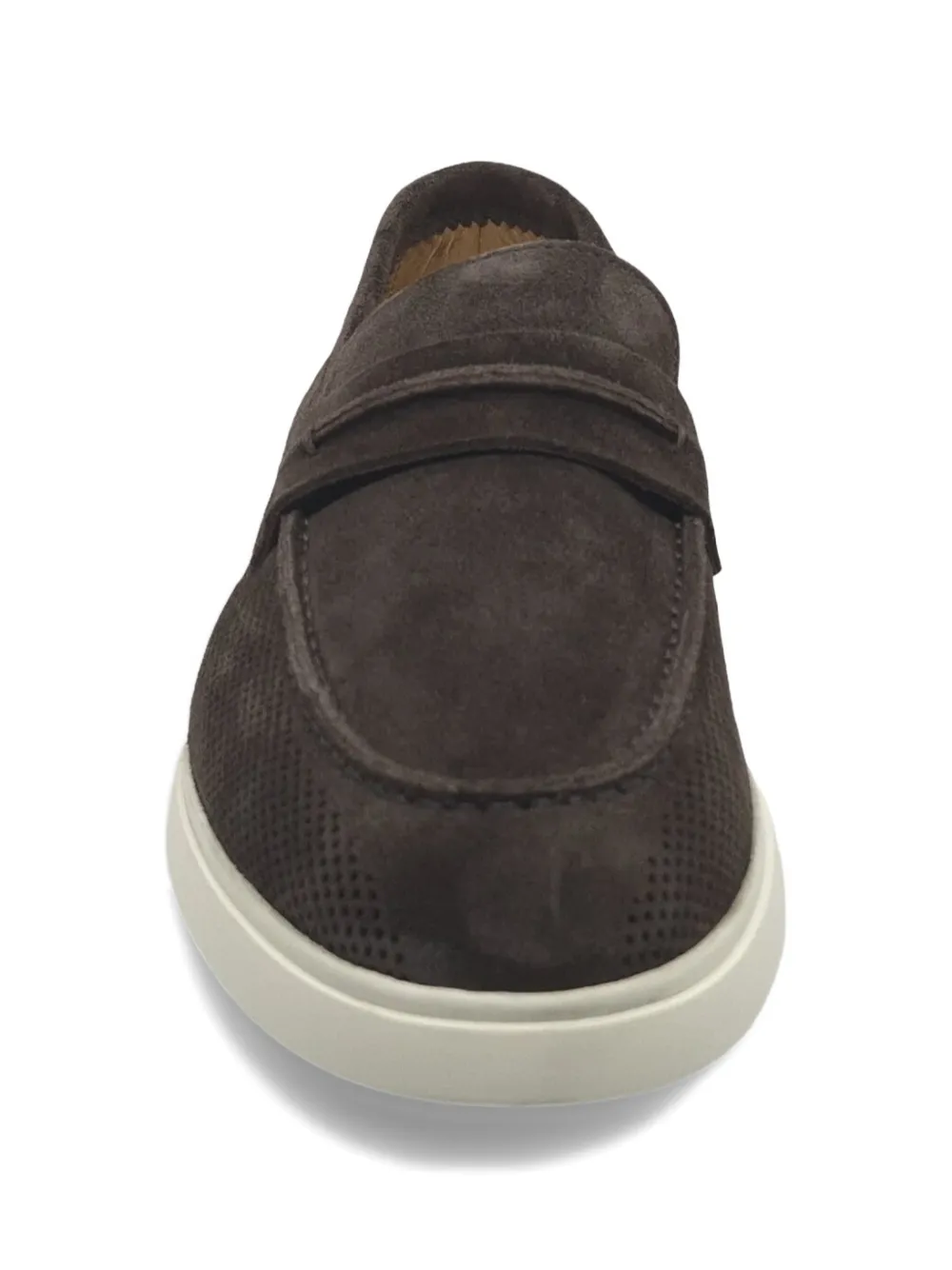 Barrett perforated penny-strap loafers Bruin