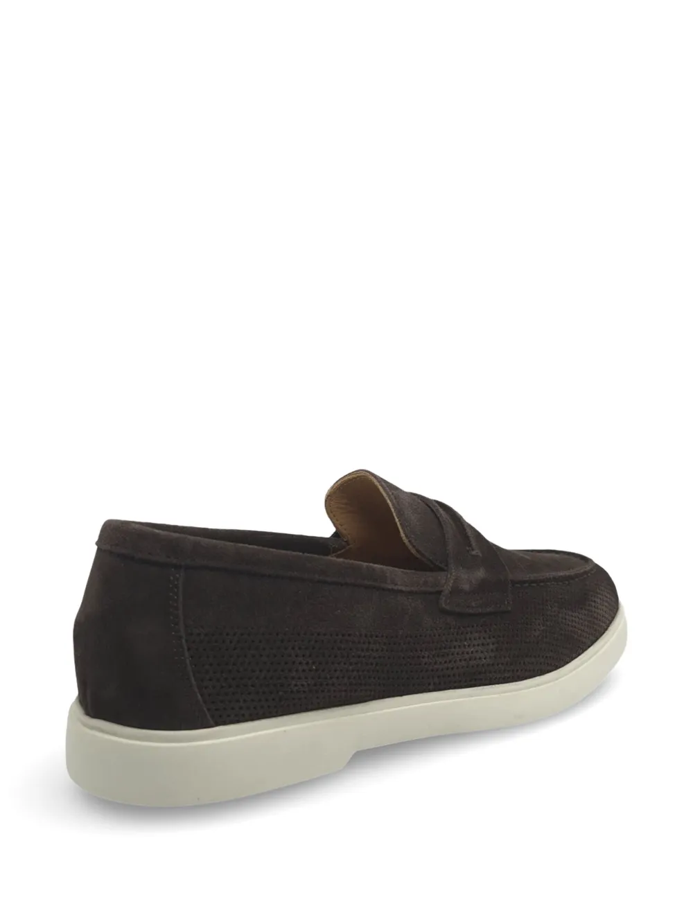 Barrett perforated penny-strap loafers Bruin