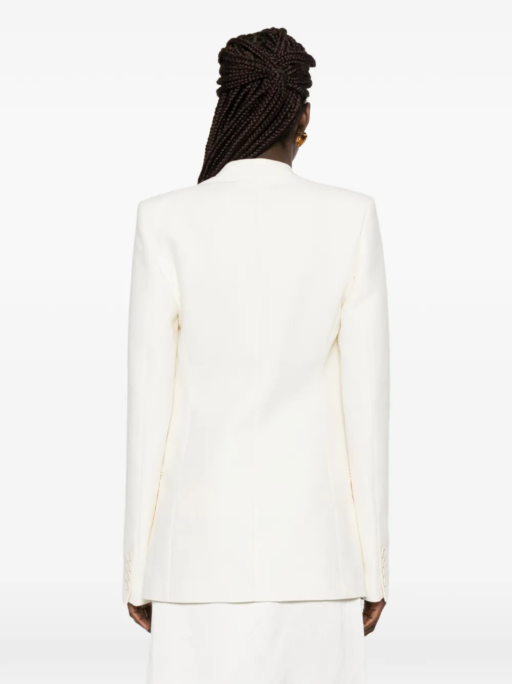 TOTEME Kraagloze blazer Beige