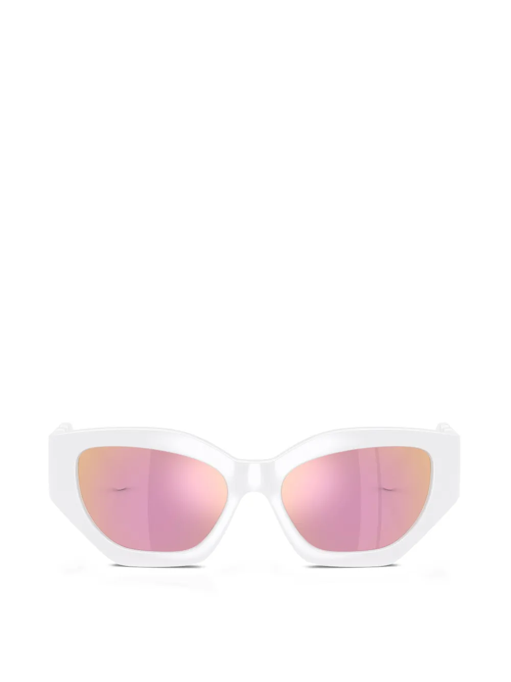 Versace Kids geometric-frame sunglasses - Bianco