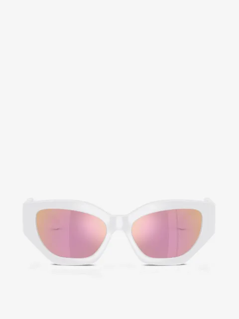 Versace Kids lentes de sol con armazón geométrica