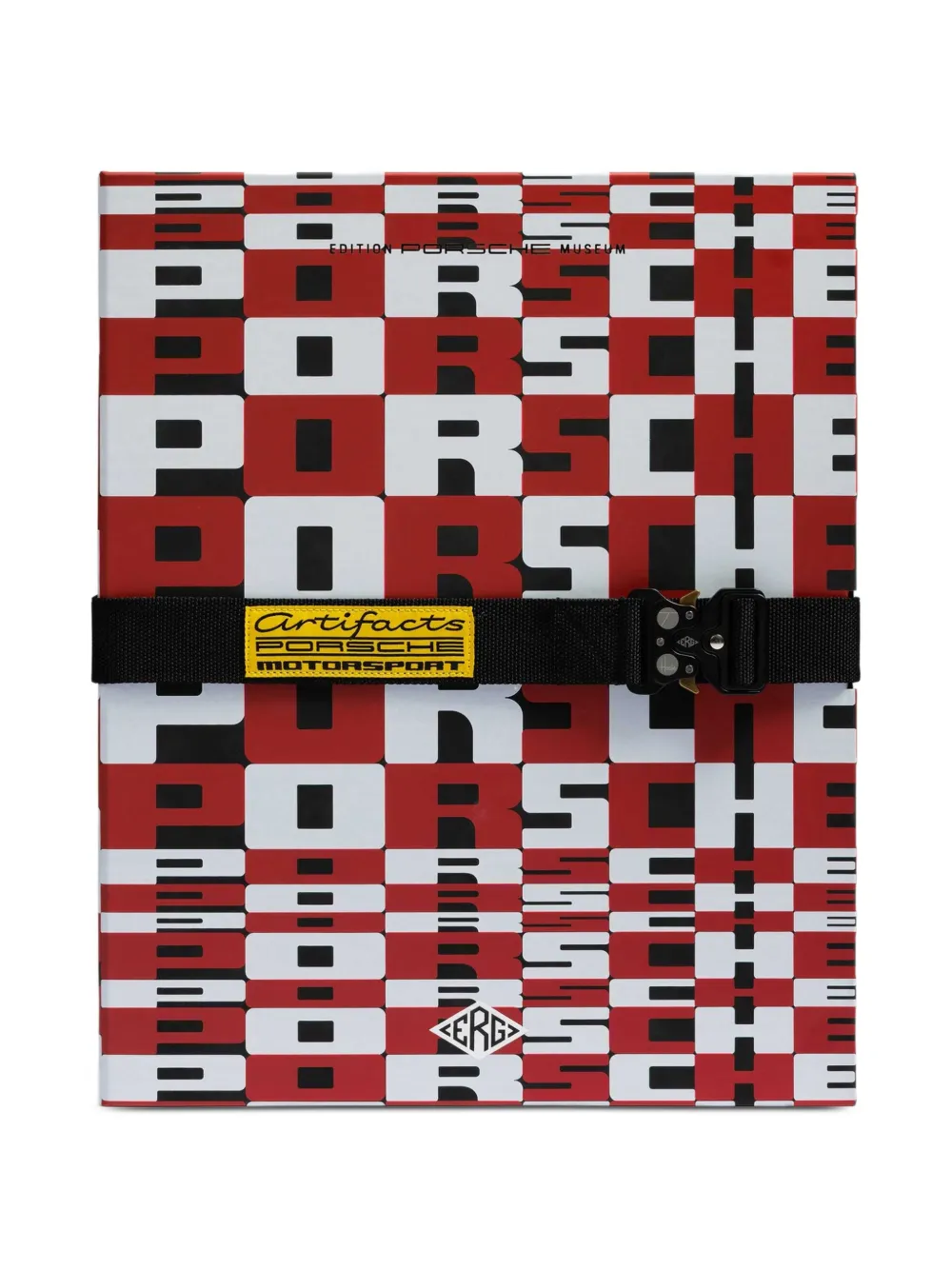Fortela patterned porsche motorsport book - Rosso