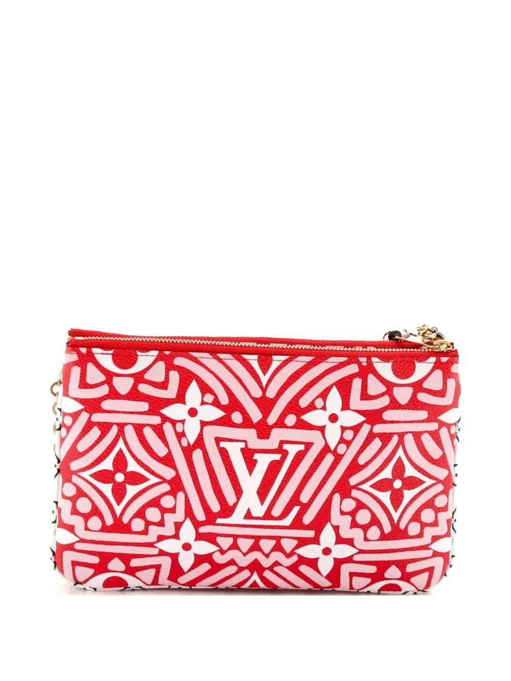  Louis Vuitton Pre-owned Double Zip Pochette Limited Edition Crafty Monogram Giant Clutch Bag - Multicolour 