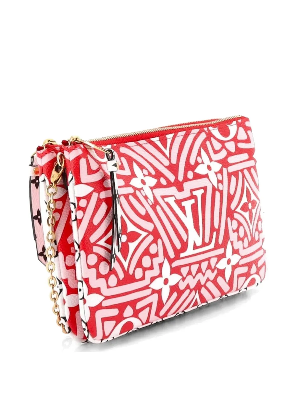  Louis Vuitton Pre-owned Double Zip Pochette Limited Edition Crafty Monogram Giant Clutch Bag - Multicolour 