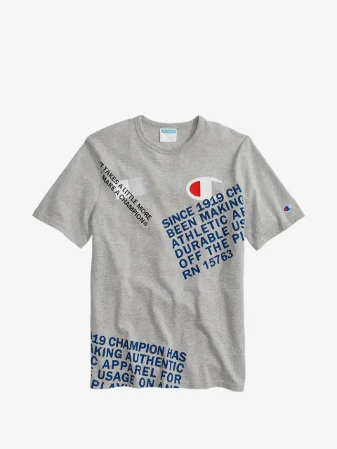 Champion playera con motivo gráfico