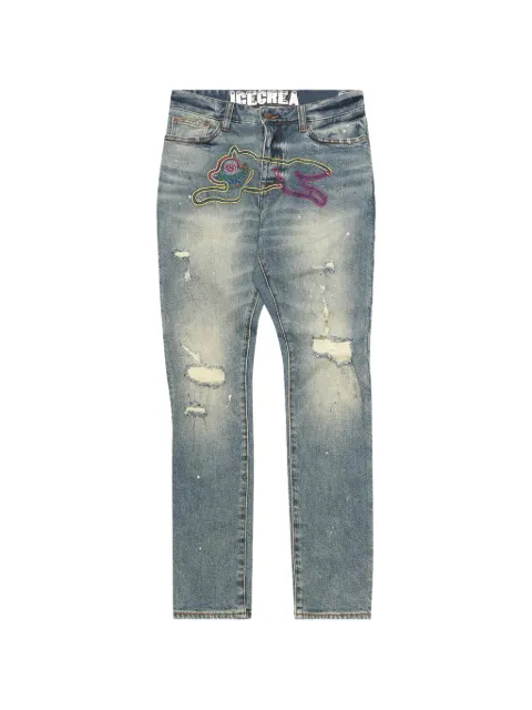 ICECREAM distressed five-pockets jeans