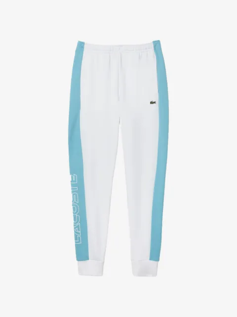 Lacoste logo-embroidered colourblock track pants