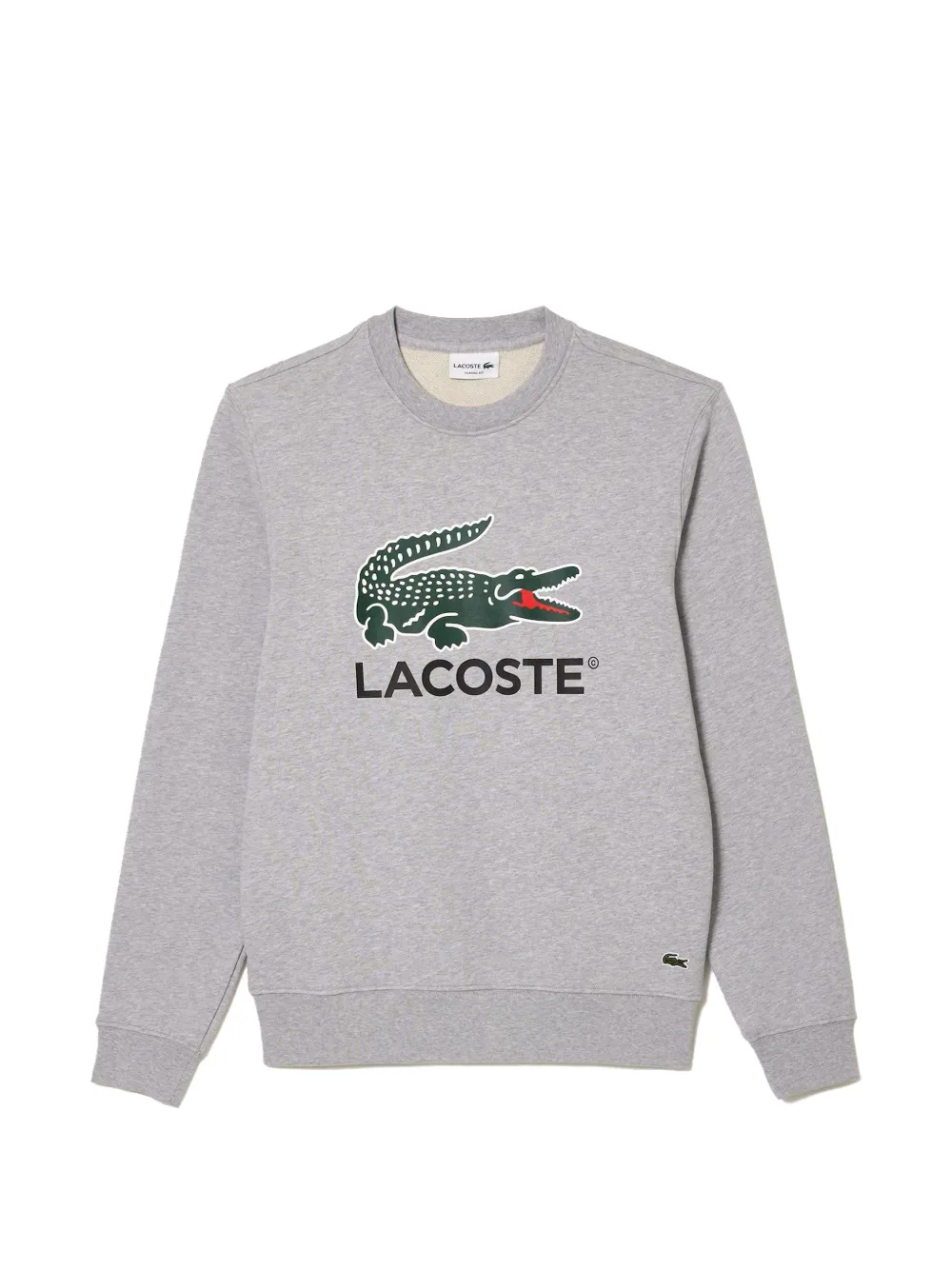 Lacoste logo classic-fit sweatshirt - Grigio