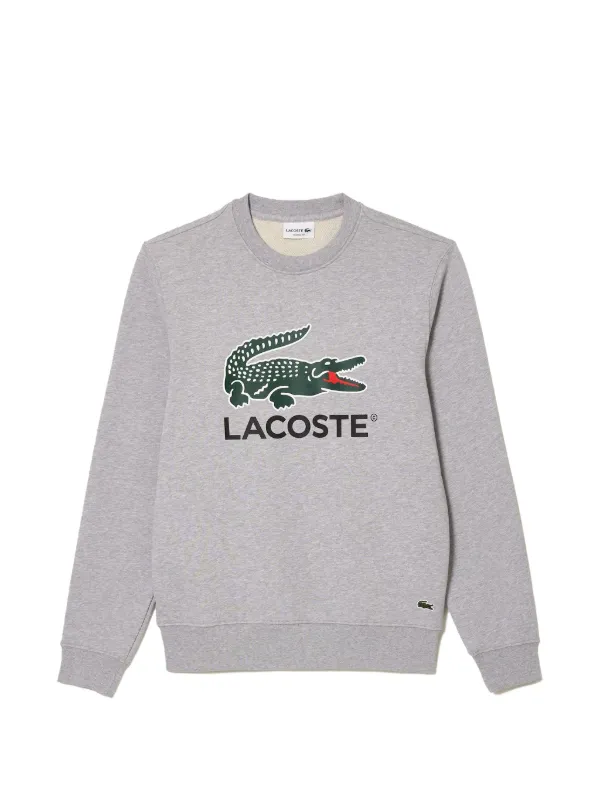 Lacoste ロゴ クラシックフィット スウェットシャツ | グレー 