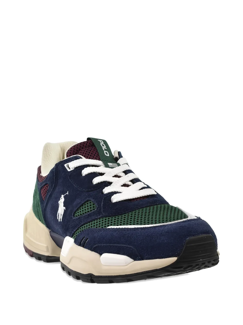Polo Ralph Lauren Jogger "Madison Ave Colorblock" sneakers Blauw