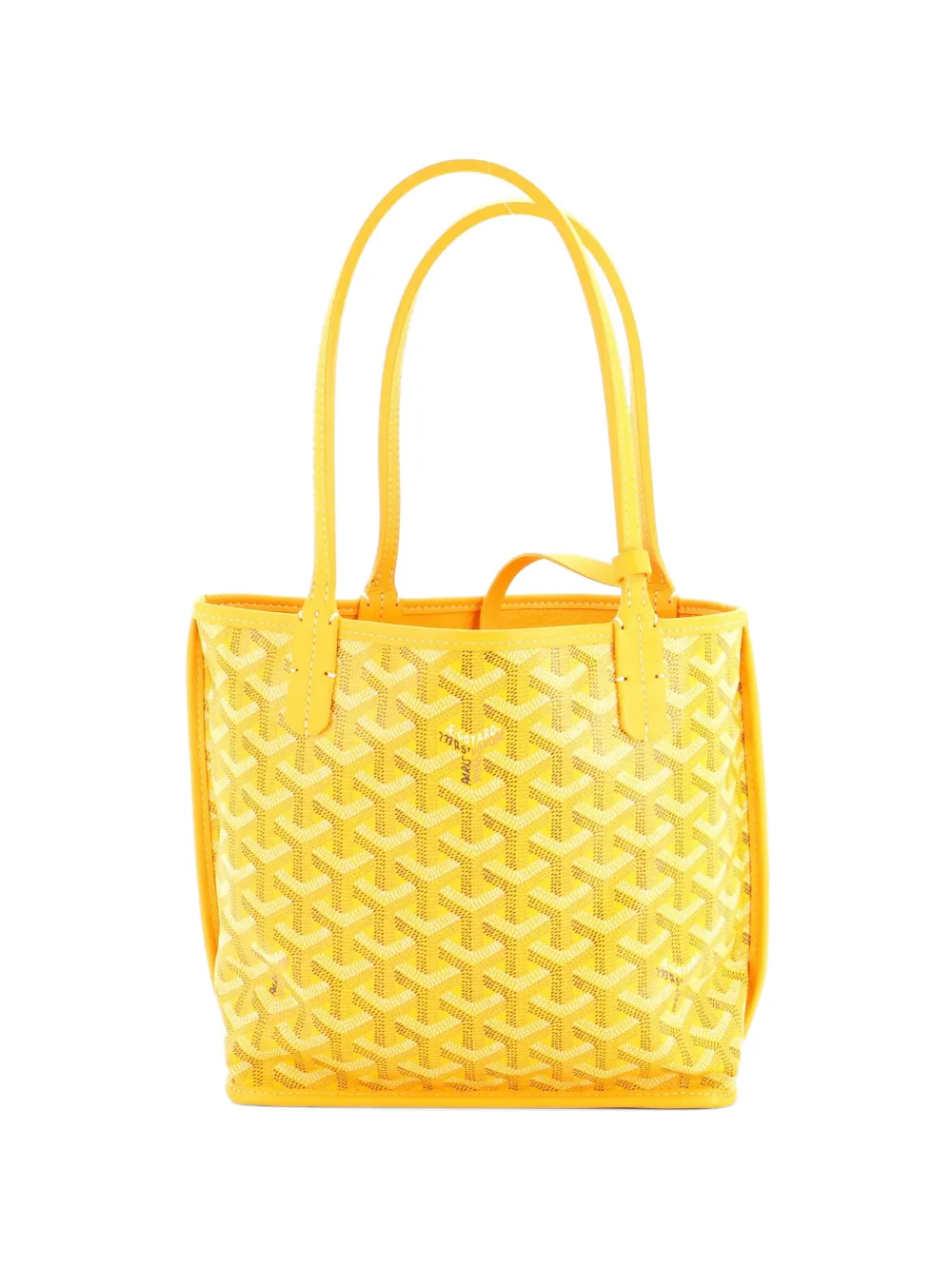 Goyard Pre-Owned Anjou Reversible Tote Coated Canvas Mini satchel - Arancione
