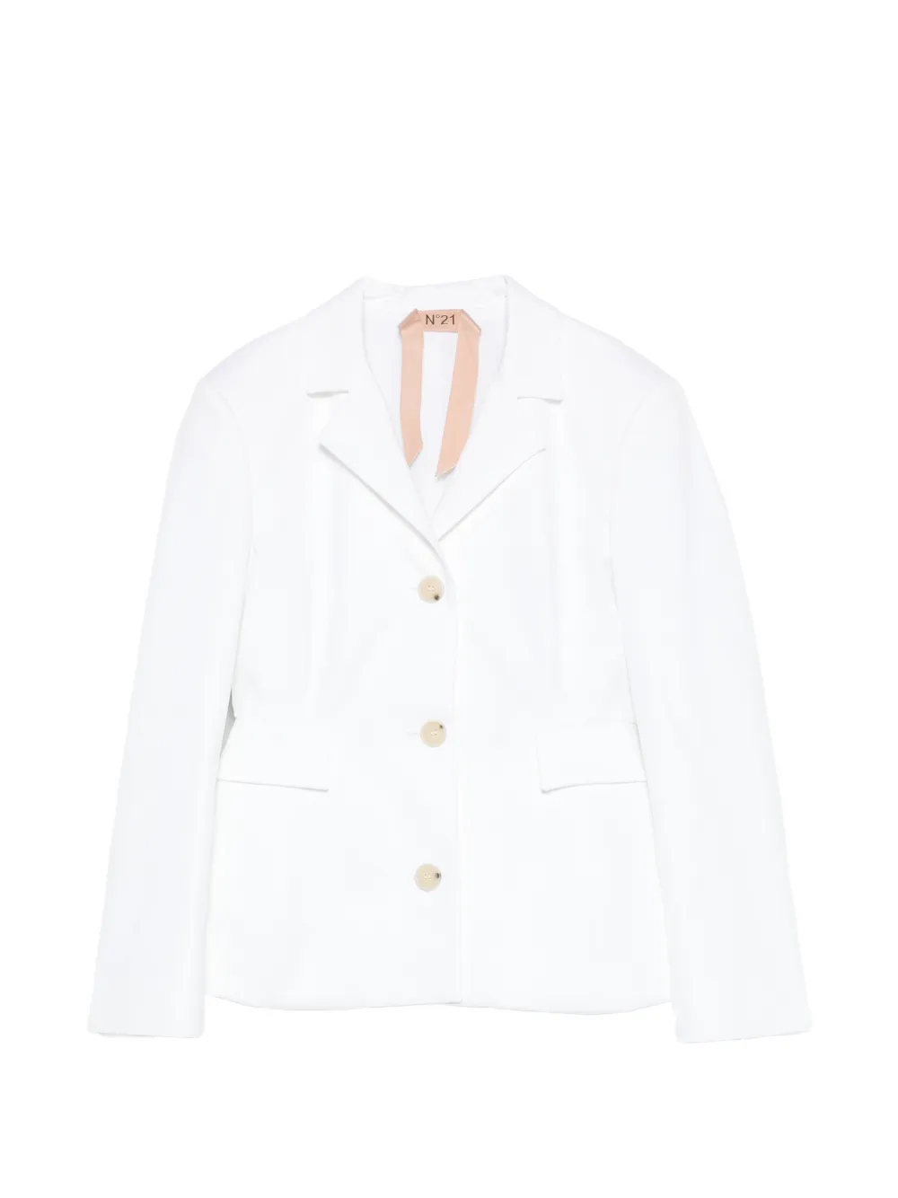 Nº21 single-breasted blazer - White
